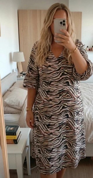 Vestido YAS Talla XL Animal Print