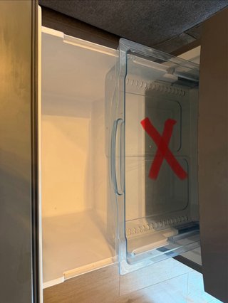 Cajón Congelador Haier AFL631CS sin bandeja