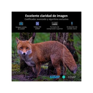 - GardePro A3S cámara fototrampeo 64MP visión