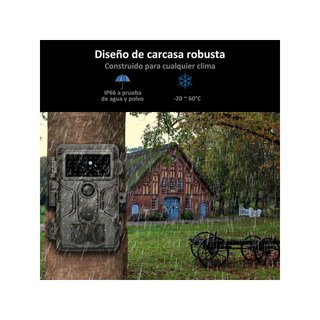 - GardePro A3S cámara fototrampeo 64MP visión