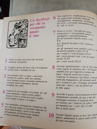 Compendio Enologico-La mia cantina