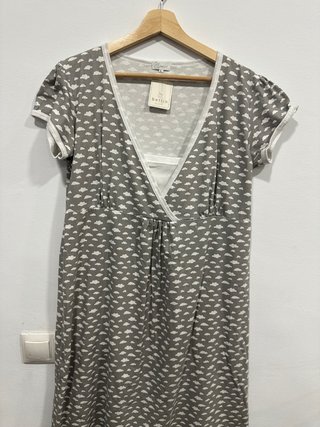 Camisón lactancia Beltin Nube Gris Talla L