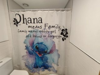Cortina de Baño Stitch Ohana