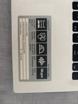 Portátil Acer Aspire Negro