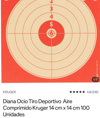 Diana Tiro con carabina aire comprimido