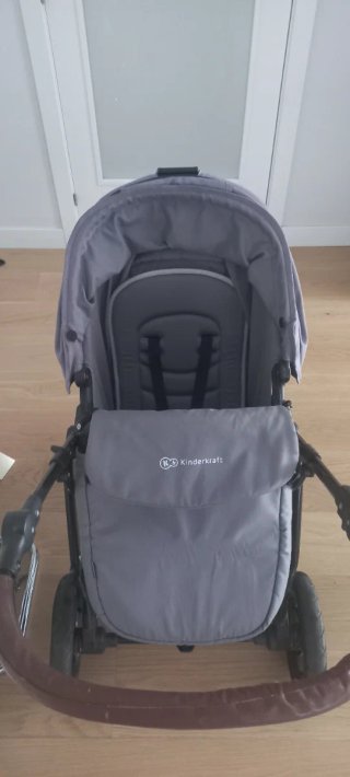 Carro Kinderkraft gris/marrón