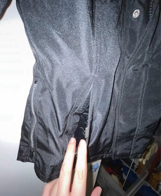 Chaqueta Moto Mujer Negra