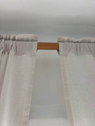 Cortinas IKEA Beige/Blanco Roto