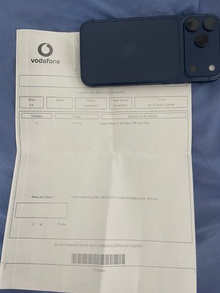 iPhone 17 Pro Max 1TB Azul Marino