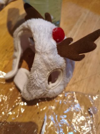 Gorro reno para mascotas