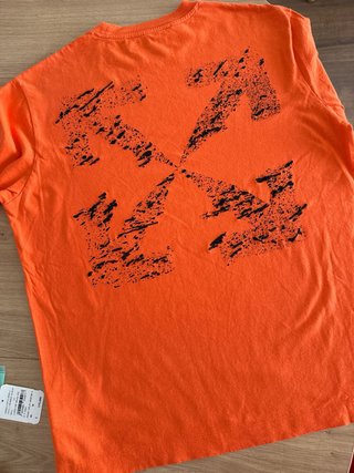 Camiseta Off-White Naranja Talla M