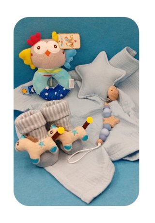 Cesta regalo bebé azul/ Mustela/ Philips Avent ...