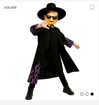 Disfraz Demonio Saja Niños Talla 5-6