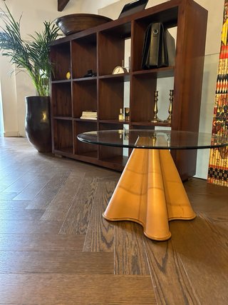 Mesa Trébol Oscar Tusquets BD Barcelona Marron