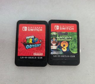Super Mario Odyssey y Luigi's Mansion 3 sin caja