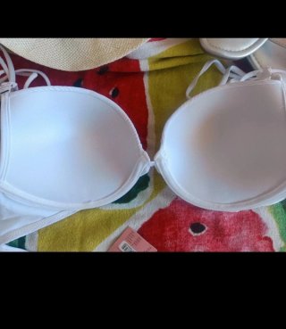 Bikini Hunkemöller blanco Talla 95C y S