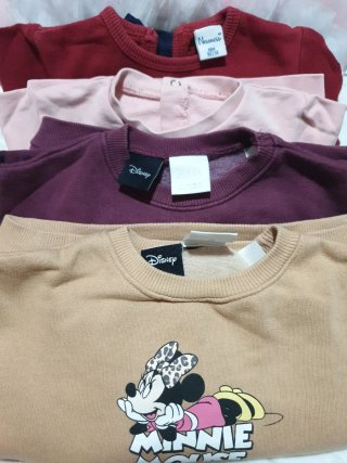 Conjunto bebé 4 piezas Minnie Mouse