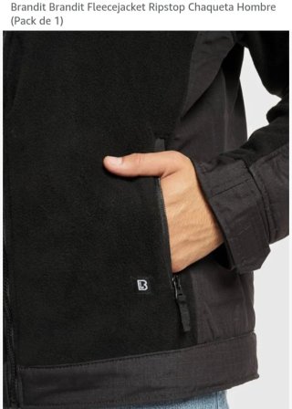 Chaqueta Brandit Ripstop Talla L Negra