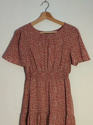 Vestido largo estilo boho