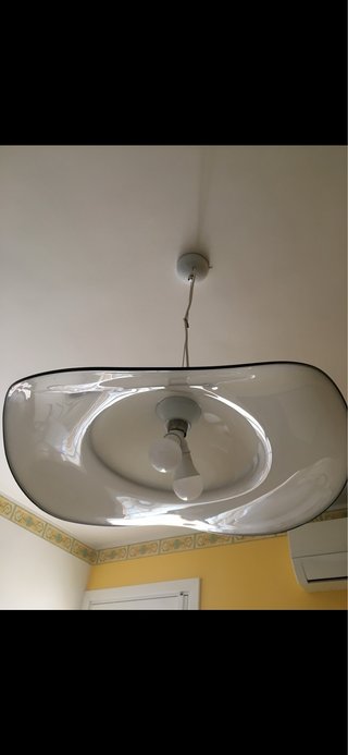 Lampadario Murano Vetro e Plastica