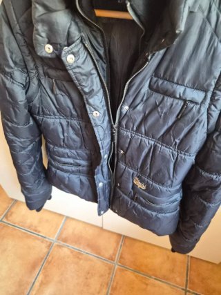 Chaqueta Bomber Negra