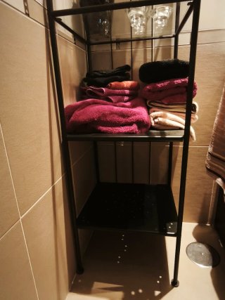 Estantería Forja Negra y Cristal Ikea