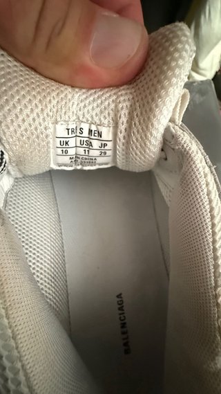 Balenciaga Triple S Beige/Rojo Talla 44