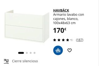 Mueble de baño Ikea