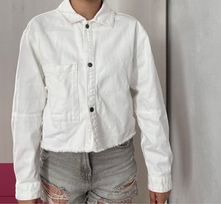 Chaqueta vaquera blanca