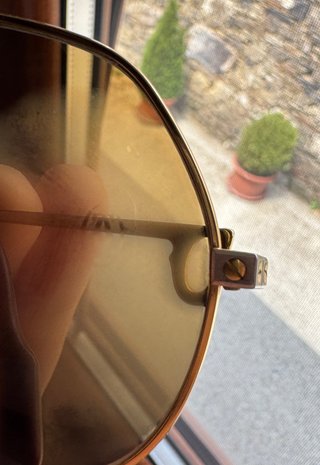 Gafas Cartier Santos Vintage Bañadas en Oro