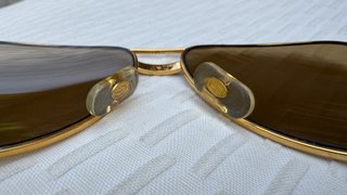 Gafas Cartier Santos Vintage Bañadas en Oro