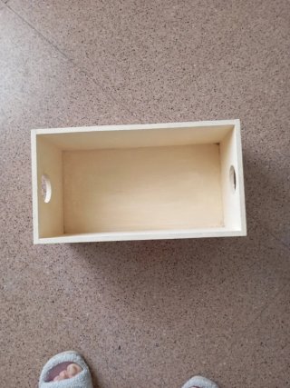 Caja de madera decorada ROSA