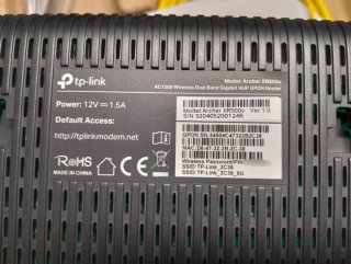 TP‑Link Archer XR500v Router Fibra Óptica Doble Banda