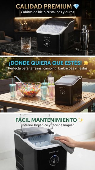Máquina de hacer hielo Northclan ICM1226