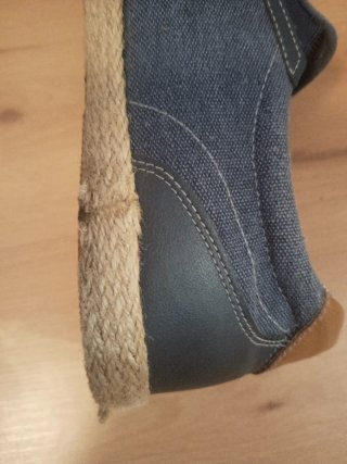 Zapatos NYC Hombre Talla 45 Azul/Marrón.