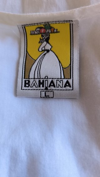 Vestido Blanco Ibicenco Bordado Talla L