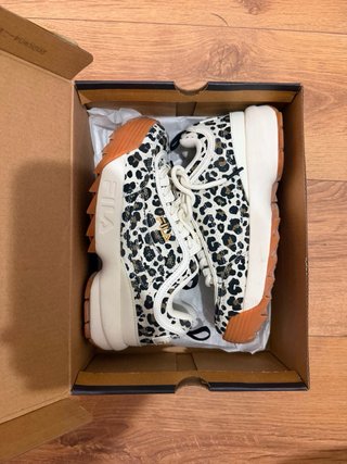 Zapatillas Fila leopardo mujer