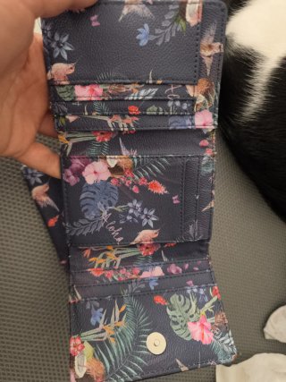 Monedero Parfois estampado floral