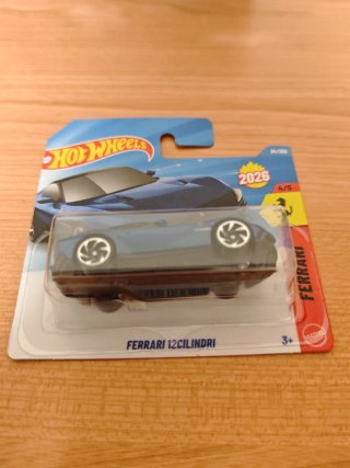 Hot Wheels Ferrari 12Cilindri Azul 2026