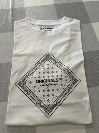 Camiseta Jack & Jones Blanca talla S