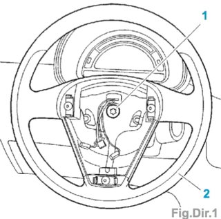CONTROL DE CRUCERO VOLANTE PSA C2 C3 DESPIECE