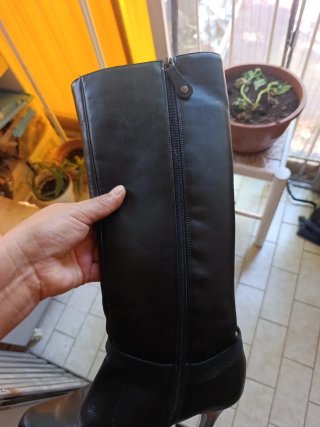 Botas de piel negras T38 madein spain