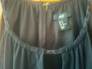 Vestido H&M Negro Verano Talla 42