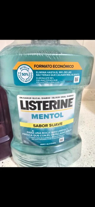 Pack 3 Listerine 1L Cuidado Total y Mentol