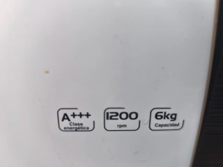 Lavadora Haier A+++ 1200rpm 6kg