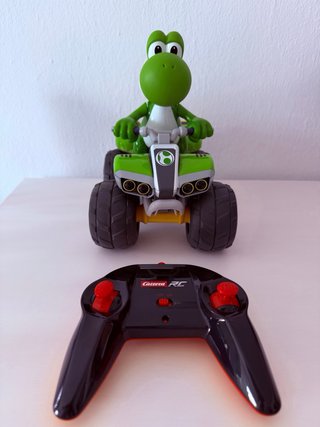 Coche Radiocontrol Yoshi Mario Kart Carrera