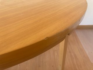 Mesa redonda de madera 70 cm