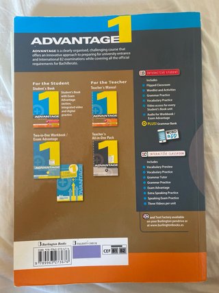 Advantage Student's book. Bachillerato 1