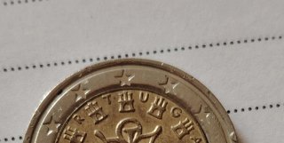 2 Euro Portugal Error Estrellas