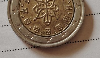 2 Euro Portugal Error Estrellas